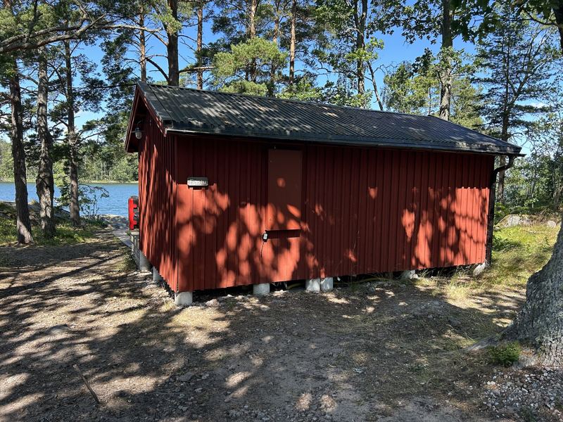 Sauna cabin – More space, changing room and relaxation area.